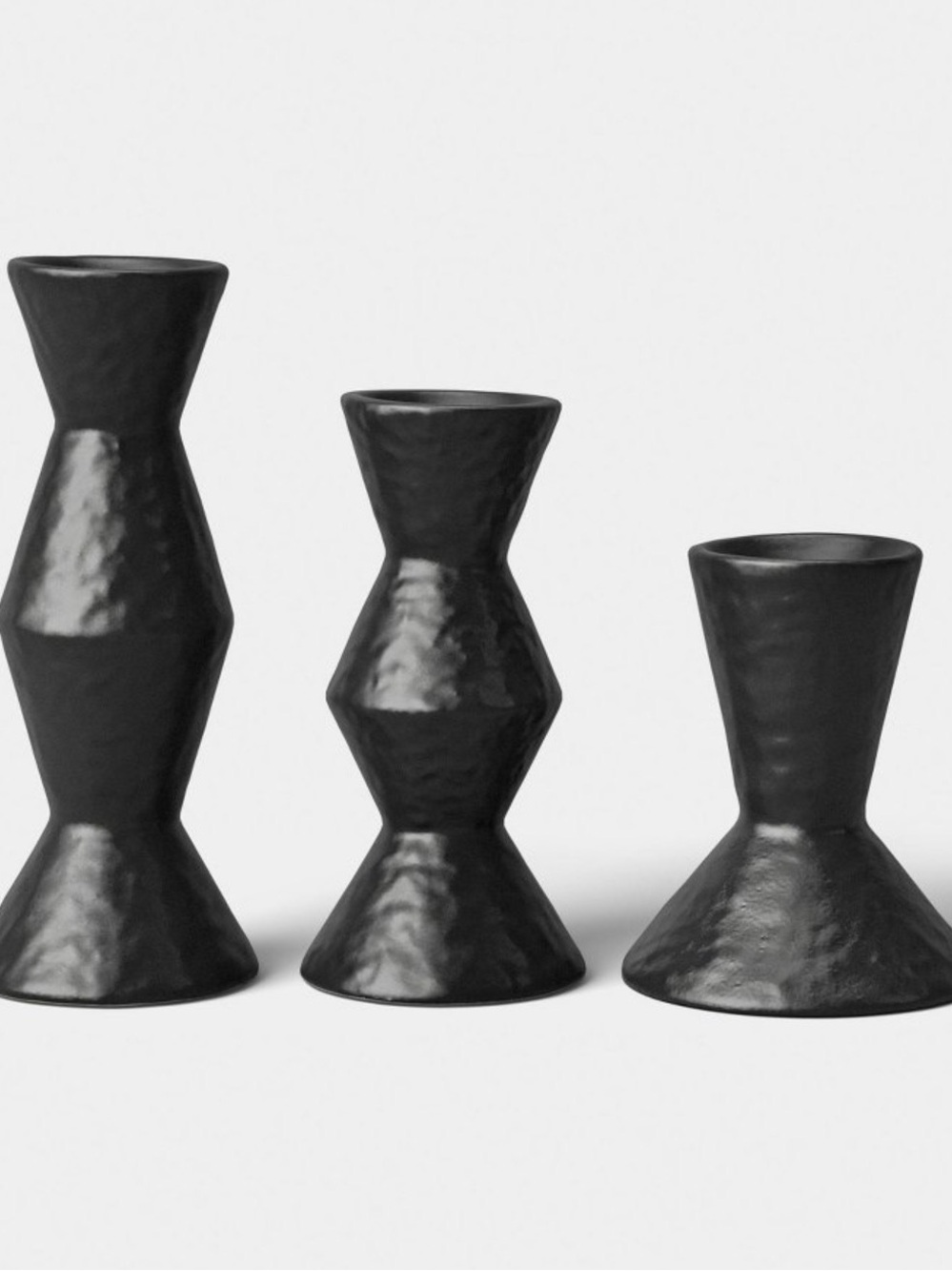 Threshold Modern Black Candle Holders